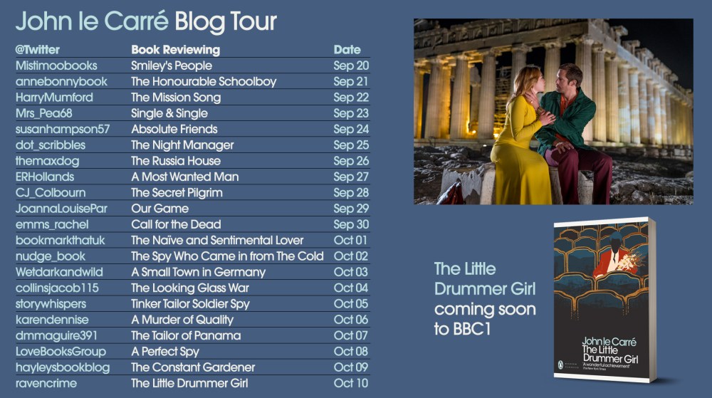 John le Carre - Blog Tour Card